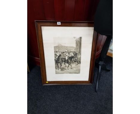 ANTIQUE MILITARY PRINT, KIMBERLEY RELIEVED 1900