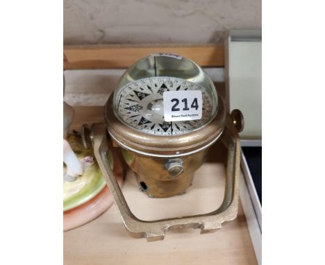 BRASS SHIPS COMPASS