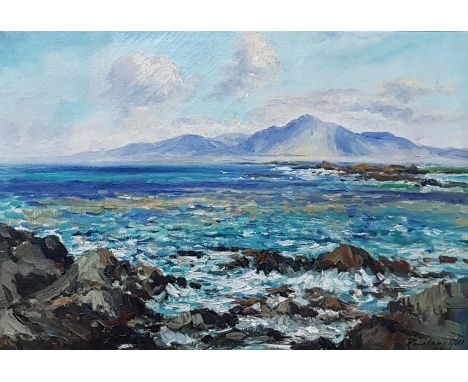 ROWLAND HILL - OIL ON CANVAS - SEASCAPE