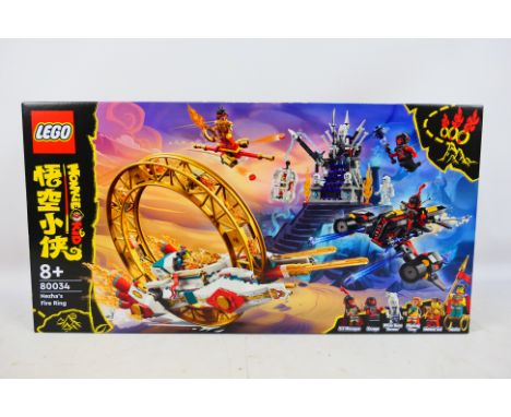 Lego - A boxed factory sealed 2022 'Monkie Kid' #80034 Nezha's Fire Ring. The set is presumed to be in Mint condition being i