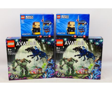 Lego - Four factory sealed Lego 'Avatar' themed sets, consisting of Lego #75571 Neytiri & Thanator vs. AMP Suit Quaritch (x2)