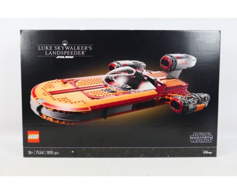 Lego - A boxed factory sealed Lego 2022 'Star Wars Ultimate Collector Series' #75341 Luke Skywalker's Landspeeder'. The set i