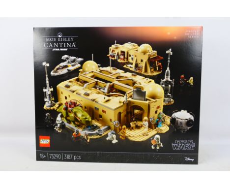 Lego - A boxed factory sealed Lego 2020 'Star Wars Master Builder Series #75290 Mos Eisley Cantina. The set is presumed to be