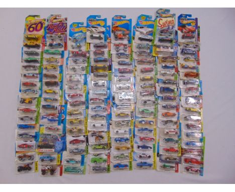 A quantity of Mattel HotWheels diecast all in good condition and original packaging (130)