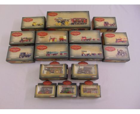 A quantity of Corgi Glory of Vintage Steam diecast, all in good condition and original packaging (16)