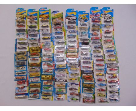 A quantity of Mattel HotWheels diecast all in good condition and original packaging (130)