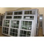 Assorted Single, Double, Triple, Quantity of 35 windows = 96x48", 96x60" 108" x 52", 108" x 72",