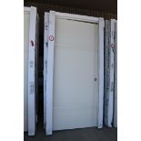 Kingswood 36 Inch Interior doors, Primed White, Quantity of 5 (3 left and 2 Right Hand). LOCATION:
