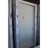 Kingswood 36 Inch Interior doors, Primed White, Quantity of 4 (2 left and 2 Right Hand). LOCATION: