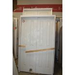 Size 48" x 80", Interior Bi-Hinge Double Doors, Primed White = Quantity of 29. LOCATION: 4313