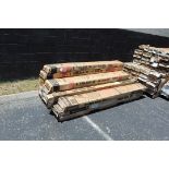 Pallet of 13 = 6ft stair rail kits, white vinyl , 36" - 41"