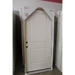 Kingswood 36 Inch Solid Core Transitional doors, Primed White, Quantity of 12 ( 10 left and 2