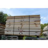 Pallet of Assorted Exterior Slab Doors, Size Range from 32" - 36"= Quantity of 25. LOCATION: 4313