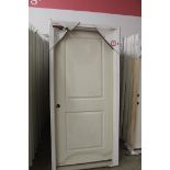 Kingswood 36 Inch Solid Core Transitional doors, Primed White, Quantity of 14 (13 left and 1 Right