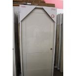 Kingswood Solid Core Transitional doors, Primed White, Quantity of 9 (26in-1 left, 26in-1 Right,