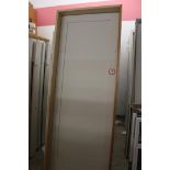 8Foot 36"- Solid Core, Transitional Door, Primed White, Quantity of 10. LOCATION: 4313 Clinton