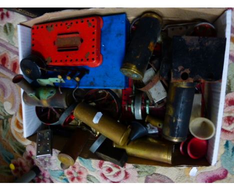 Collection of Mamod engine parts and spares