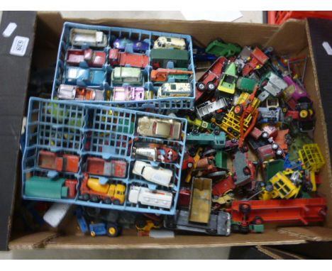 Collection of vintage play worn diecast vehicles to include mainly Matchbox plus Corgi, Dinky etc