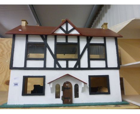 Vintage dolls house with furniture
