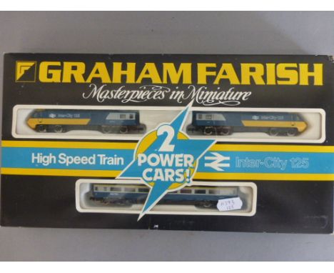 Model Railway - Boxed Graham Farish N gauge 8125 High Speed Train Inter City 125 Two power cars