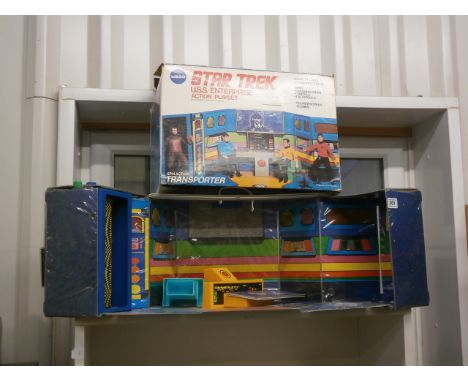 Boxed MEGO Star Trek USS Enterprise Action Playset with 2 x stools, Captians Chair, Console and 4 x viewscreens