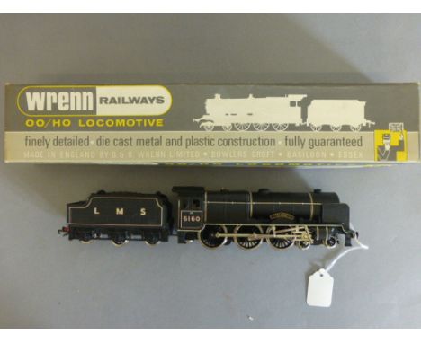 Model Railway - Boxed Wrenn OO gauge W2261A Royal Scot Black LMS Queen Victoria's Rifleman engine