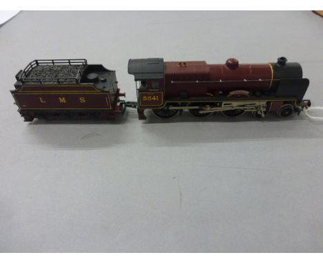 Model Railway - Hornby OO gauge R357 Duke of Sutherland engine and tender in maroon livery