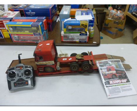Wedico 1:16 R/C articulated lorry with original plans