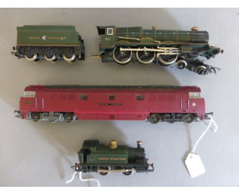 Model Railway - Three OO gauge engines to include Hornby GWR King Edward I, Hornby GWR Tank Engine and a Lima Western Gladiat