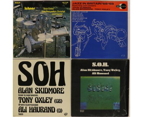 INTRODUCING TONY OXLEY - Quite wonderful selection of 4 x LPs featuring the talents of the South Yorkshire Free Jazz percussi