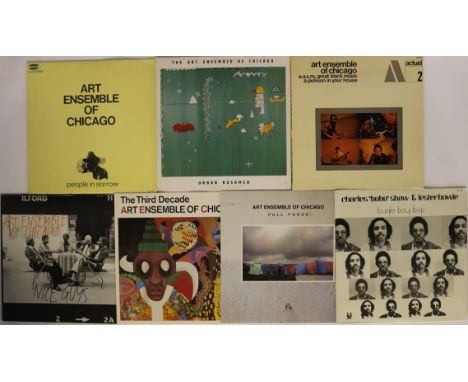 ART ENSEMBLE OF CHICAGO - Fantastic bundle of 7 x LPs introducing Lester Bowie. Titles are People In Sorrow (Nessa N-3 - well