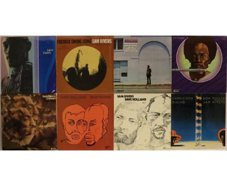 SAM RIVERS - Sizzling collection of 16 x LPs from the efficacious tenor saxophonist. Titles include Contours (stereo BST 8420