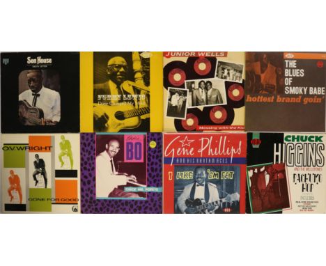 BLUES/R&B - COMPS - Electric collection of 46 x LPs including killer comps on Ace and Edsel. Artists/titles include Gene Phil