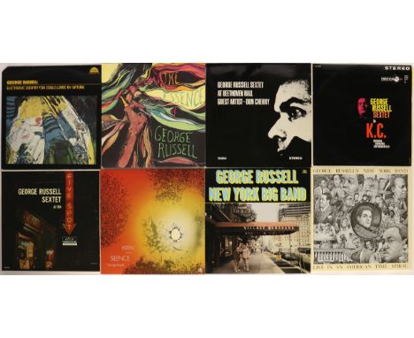 GEORGE RUSSELL - Phenomenal collection of 16 x LPs from the theoretical genius. Titles include Electronic Sonata For Souls Lo