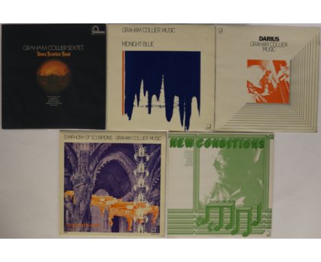 GRAHAM COLLIER - Introducing 5 x LPs featuring the talents of the bass aficionado. Titles are Down Another Road (SFJL 922 1st