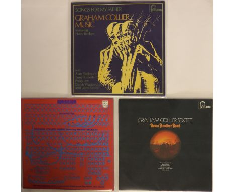 GRAHAM COLLIER - 3 x exquisite original UK pressing LPs. Please note that whilst these records are in superb condition there 