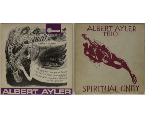 ALBERT AYLER TRIO - 2 x seldom seen early LPs featuring the extraordinary work of the avant-garde jazz saxophonist. Titles ar