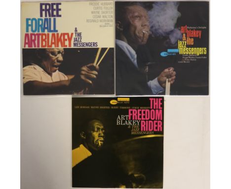 BLUE NOTE - ART BLAKEY & THE JAZZ MESSENGERS - 3 x fantastic original US 'New York USA' LPs. Titles are Buhaina's Delight (mo