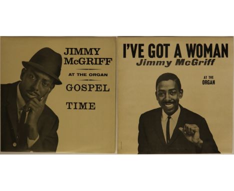 JIMMY MCGRIFF - UK SUE RELEASES - 2 x seldom seen Sue LPs. Titles are I've Got A Woman (ILP 907 - Ex+ with one or two extreme