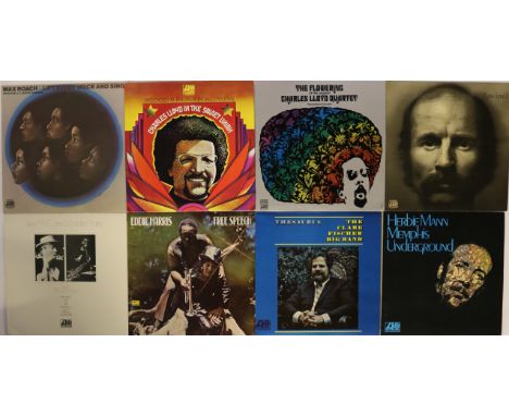 UK ATLANTIC LPs - 1969-1972 - Lovely collection of UK plum label LPs with 15 here. Artists/titles are Max Roach - Lift Every 