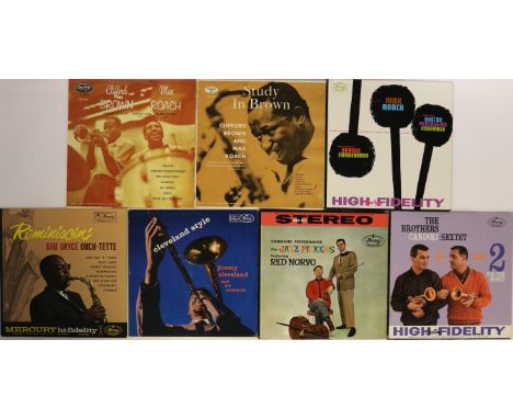 MERCURY/EMARCY RECORDS - Cracking selection of 7 x early released LPs. Titles are Clifford Brown and Max Roach (x2) - S/T (Ne