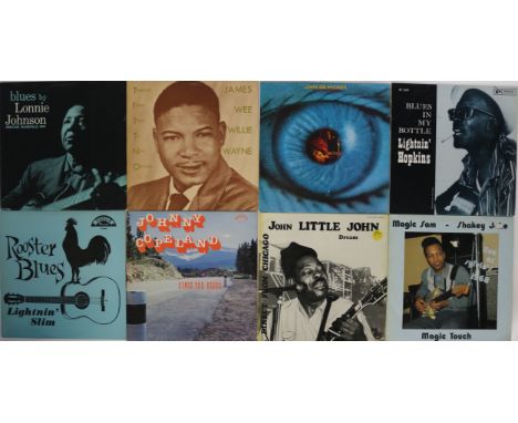 BLUES/R&B LPs - Electrifying collection of 40 x LPs taking us from raw Mississippi Delta Blues to shakin' R&B! Artists/titles