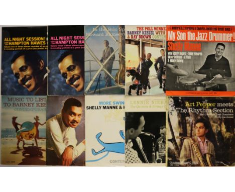 CONTEMPORARY/VOGUE LPs - Terrific selection of 15x LPs. Artists/titles/cat. numbers are Art Pepper Meets The Rhythm Section (