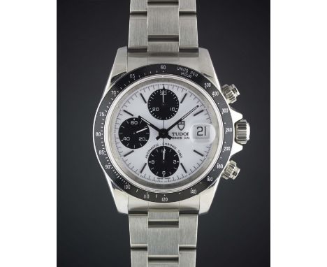 A GENTLEMAN'S STAINLESS STEEL ROLEX TUDOR PRINCE DATE AUTOMATIC CHRONO TIME CHRONOGRAPH BRACELET WATCHCIRCA 2000s, REF. 79260