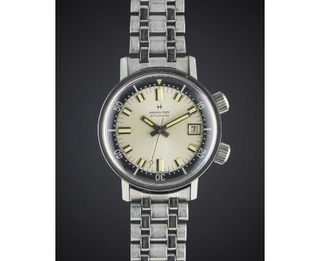A GENTLEMAN'S STAINLESS STEEL HAMILTON 600 SUPER COMPRESSOR DIVERS BRACELET WATCH CIRCA 1960s, REF. 64040-3Movement: Automati