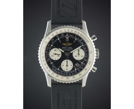A GENTLEMAN'S STAINLESS STEEL BREITLING NAVITIMER AUTOMATIC CHRONOGRAPH WRIST WATCH

CIRCA 2010, REF. A23322
Movement:&nbsp;A