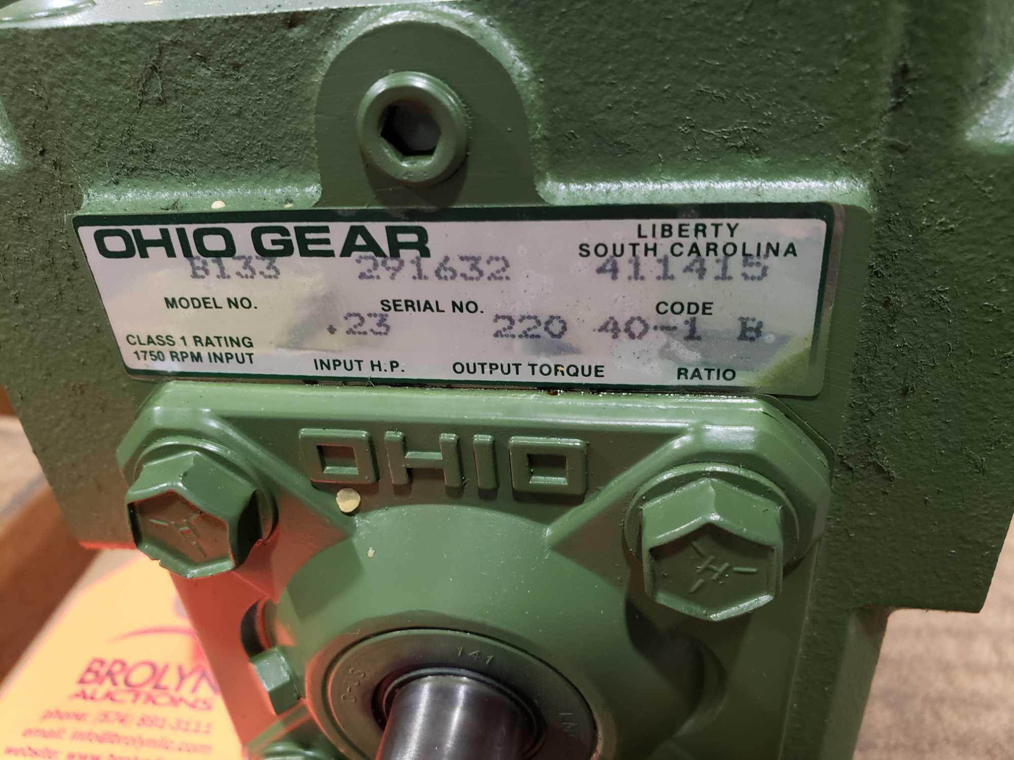 Ohio Gear model B133 gearbox. 401 B ratio. New in box. This item can