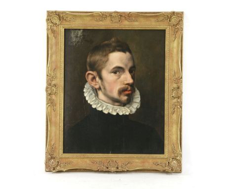English School, 19th centuryPORTRAIT OF A GENTLEMANOil on board38 x 30cm