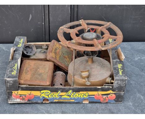 A mixed lot, to include a stationary steam engine; Primus stoves, etc. 