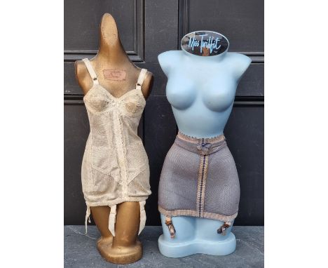Advertising: two small vintage shop's display dummies, largest 60.5cm high. (2) 